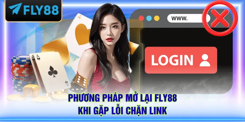 Phương pháp mở lại FLY88 khi gặp lỗi chặn link